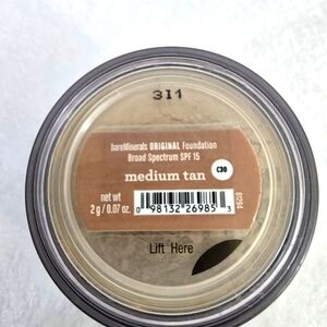 BareMineral Medium Tan Powder Foundation or Tanning Highlight 2gms- SEALED - NEW